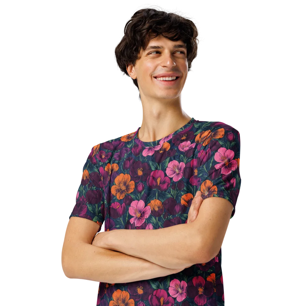 Indigo Hothouse on Men's Crew Neck T-Shirt — Left Front