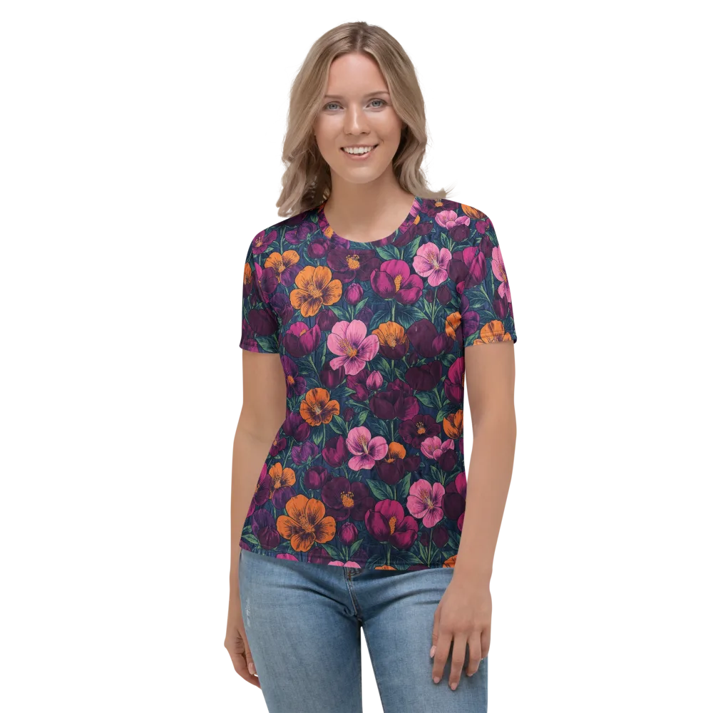 Indigo Hothouse on Women's Crew Neck T-Shirt — Front