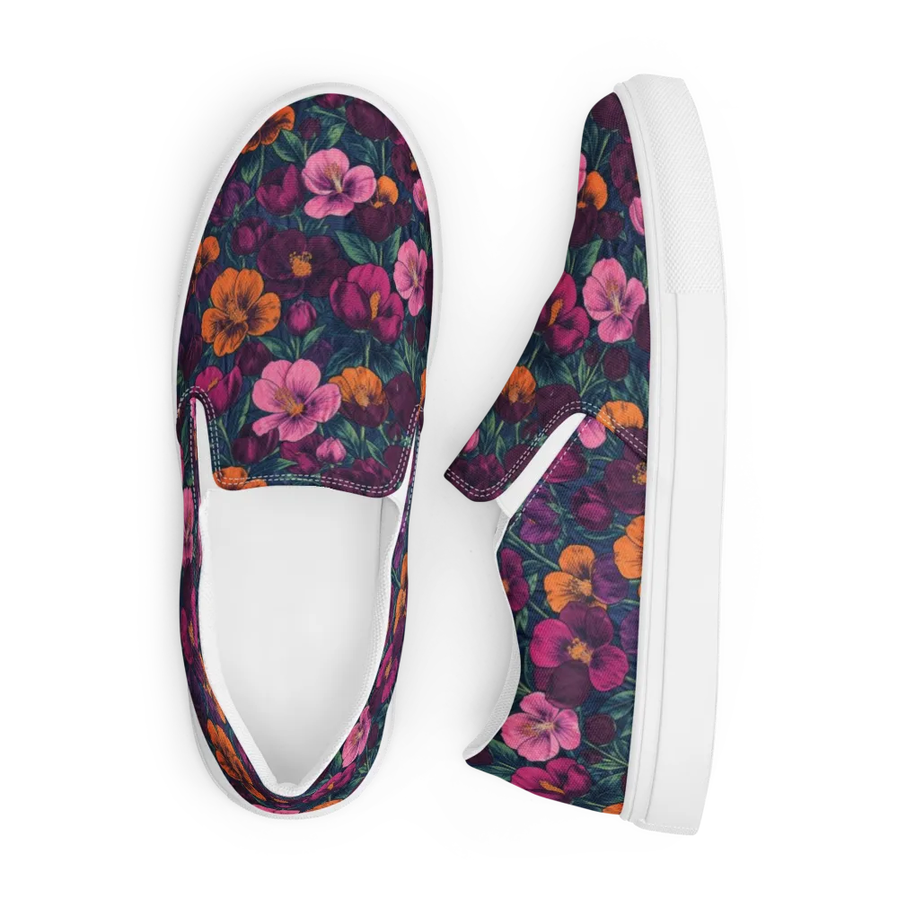 Indigo Hothouse on Men's Slip-On Canvas Shoes — Front
