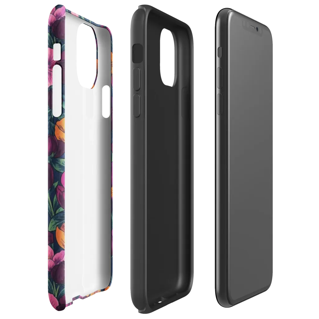 Indigo Hothouse on Tough Case for iPhone® — Right