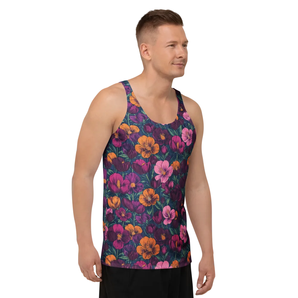 Indigo Hothouse on Men's Tank Top — Right Front