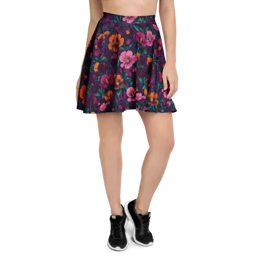 Indigo Hothouse on a Skater Skirt