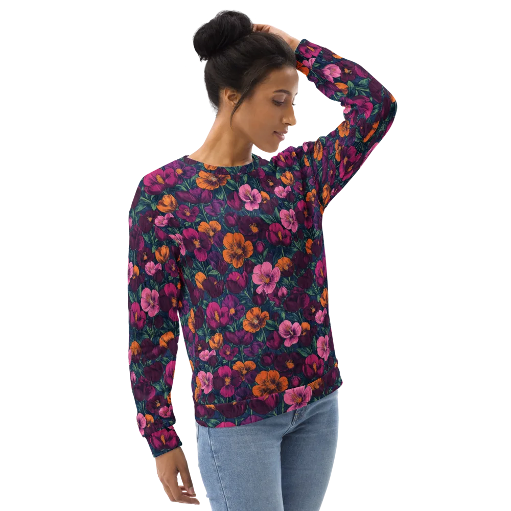 Indigo Hothouse on Sweatshirt — Right Front