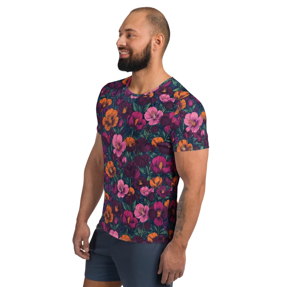 Indigo Hothouse on Men's Athletic T-Shirt — Left