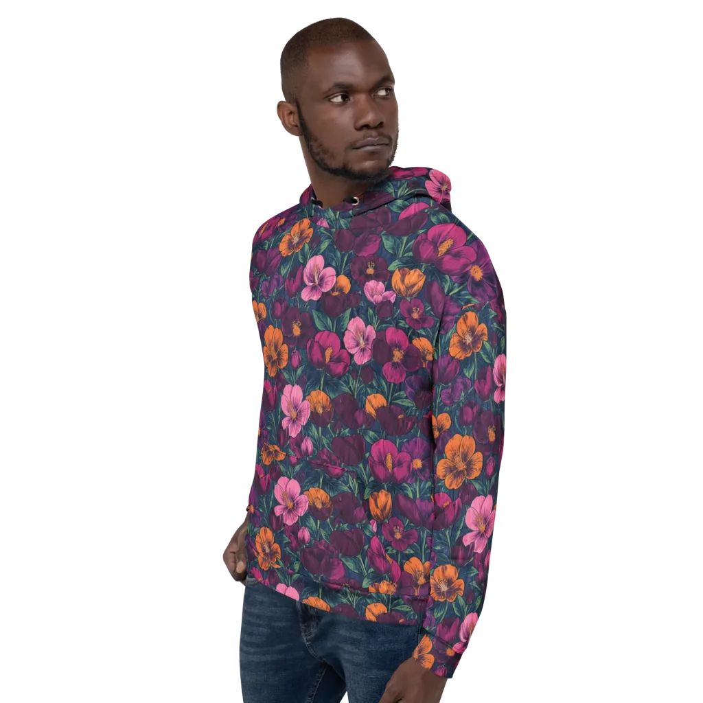 Indigo Hothouse on Hoodie — Left