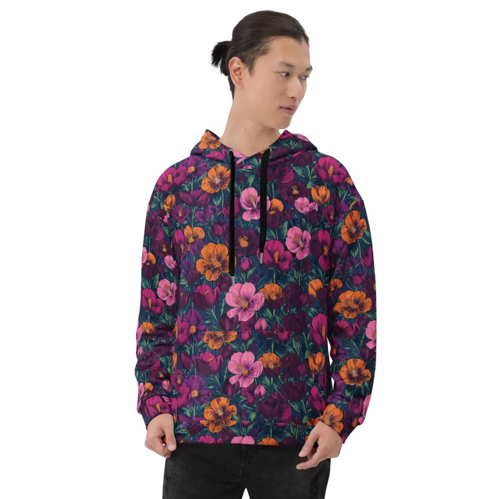 Indigo Hothouse on Hoodie — Front