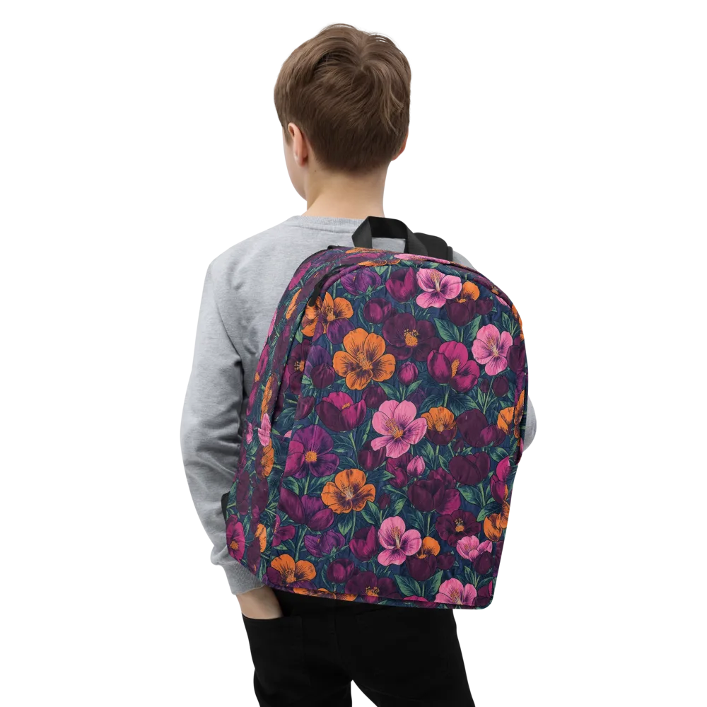 Indigo Hothouse on Minimalist Backpack — Zoomed-in