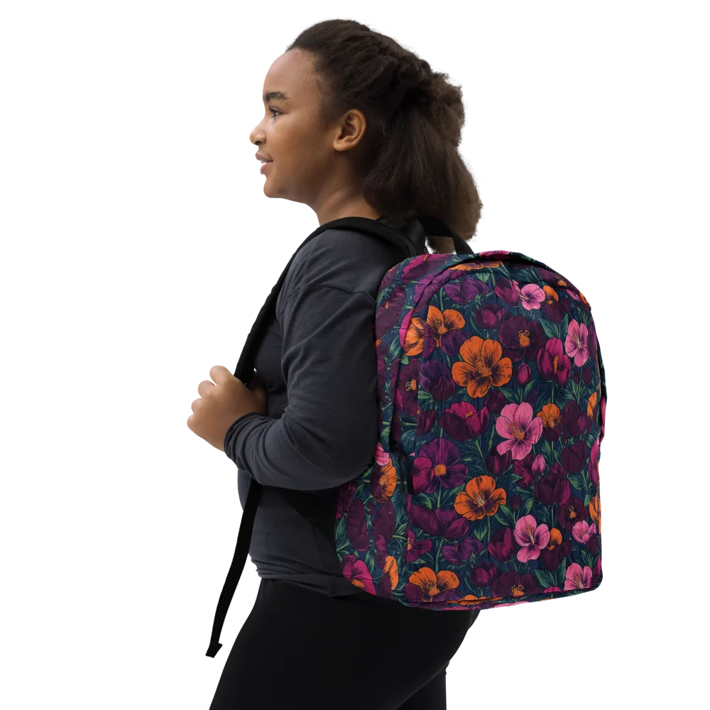 Indigo Hothouse on Minimalist Backpack — Right Front