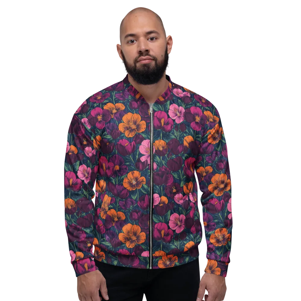 Indigo Hothouse on Bomber Jacket — Front