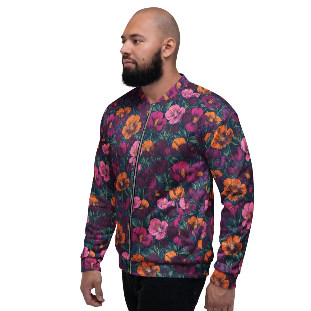 Indigo Hothouse on Bomber Jacket — Left