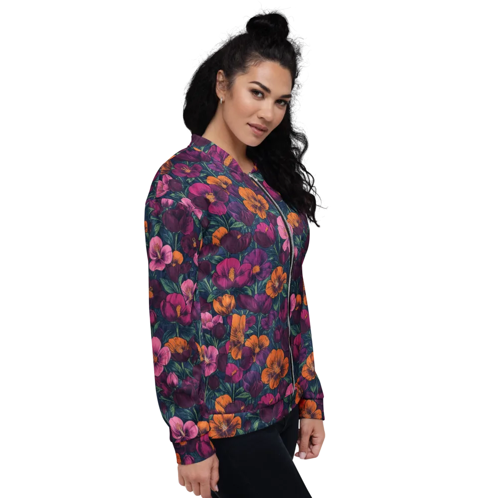Indigo Hothouse on Bomber Jacket — Right