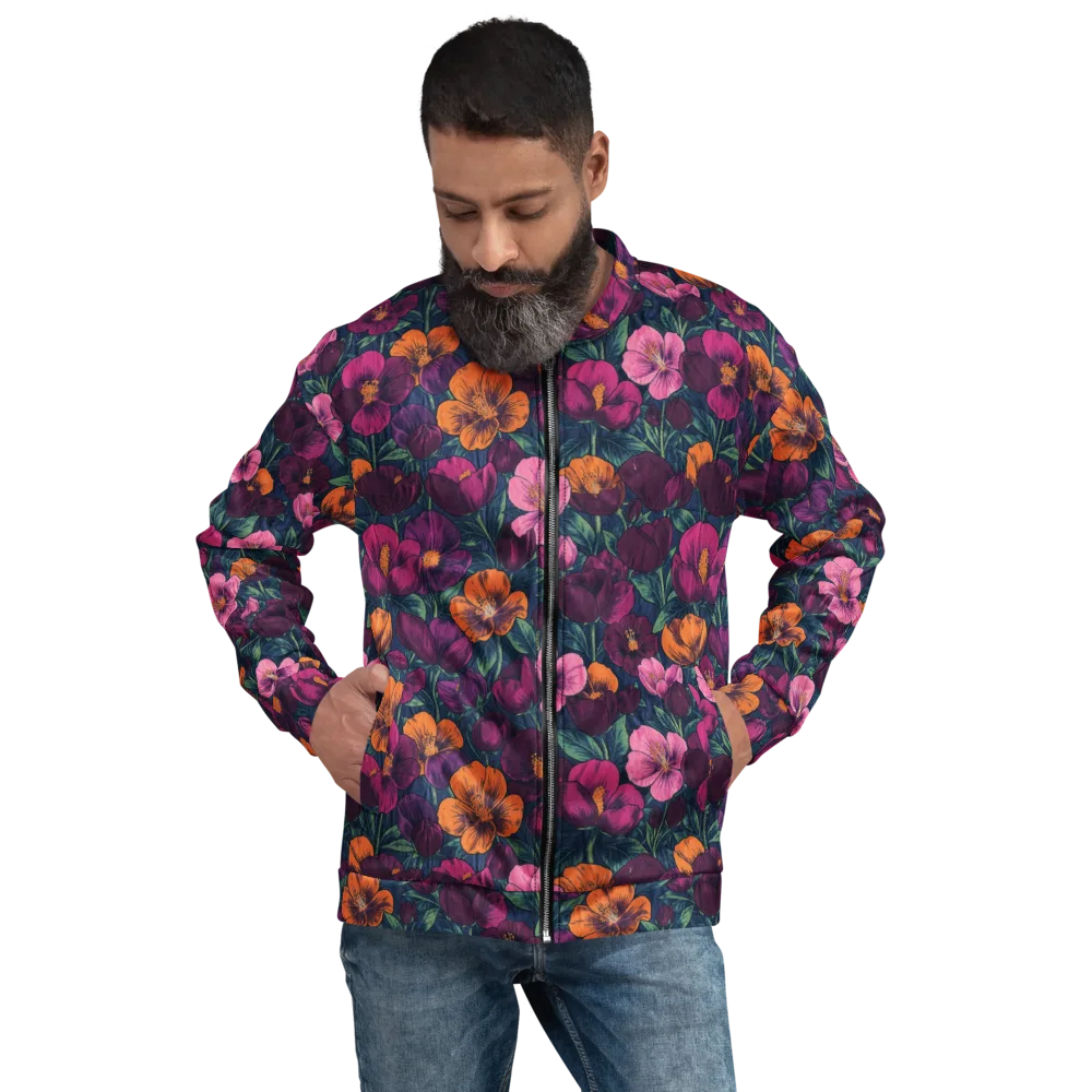 Indigo Hothouse on Bomber Jacket — Front