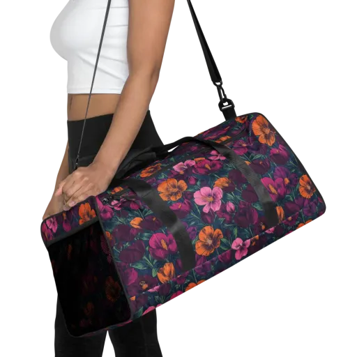 Indigo Hothouse on a Duffle Bag