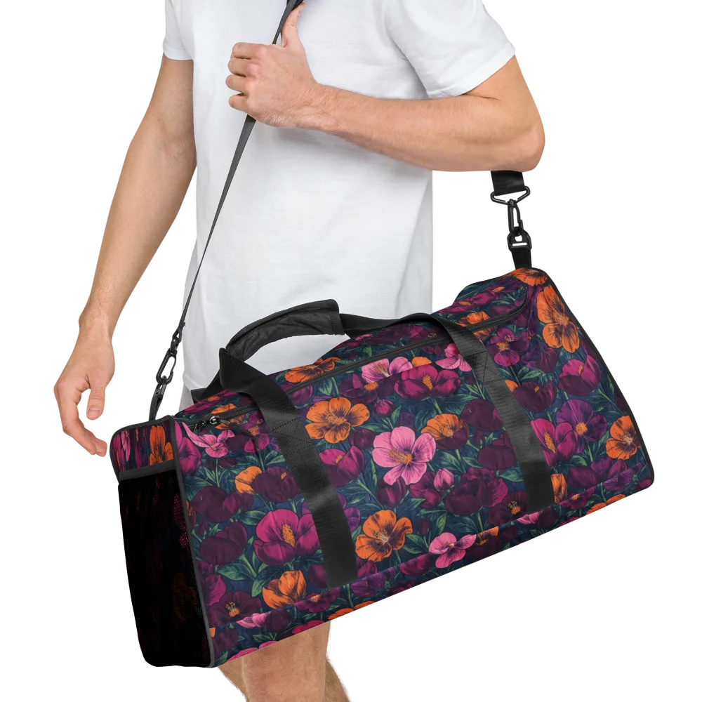 Indigo Hothouse on Duffle Bag — Right Front
