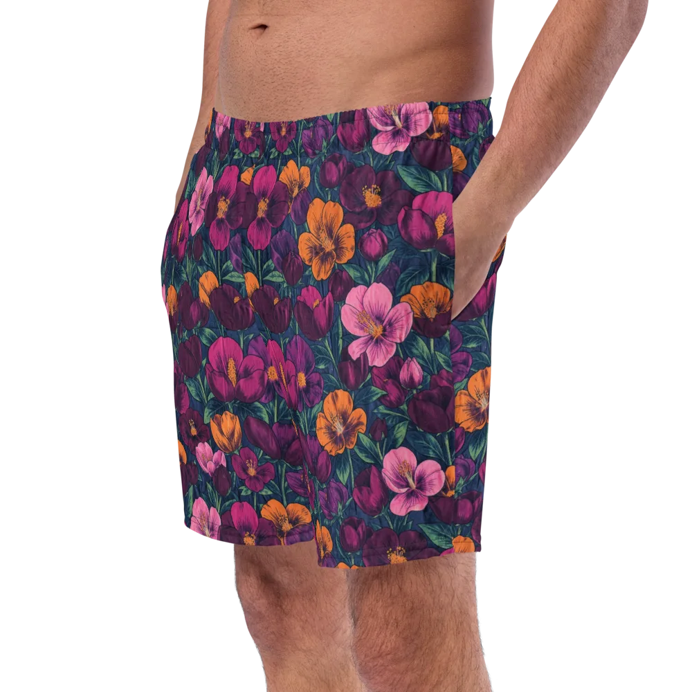 Indigo Hothouse on Swim Trunks — Left Front