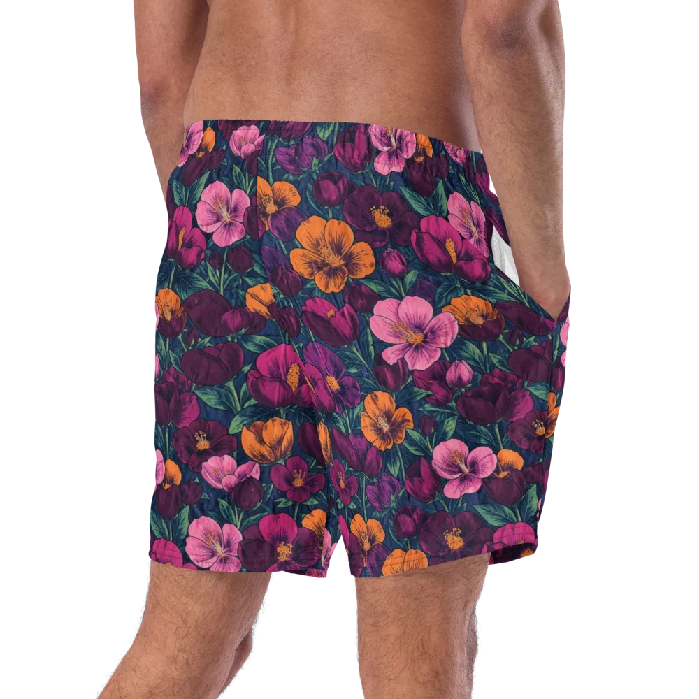 Indigo Hothouse on Swim Trunks — Right Back