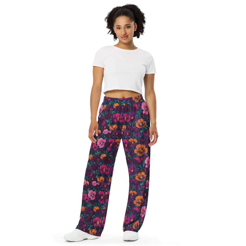 Indigo Hothouse on Wide-Leg Pants — Front