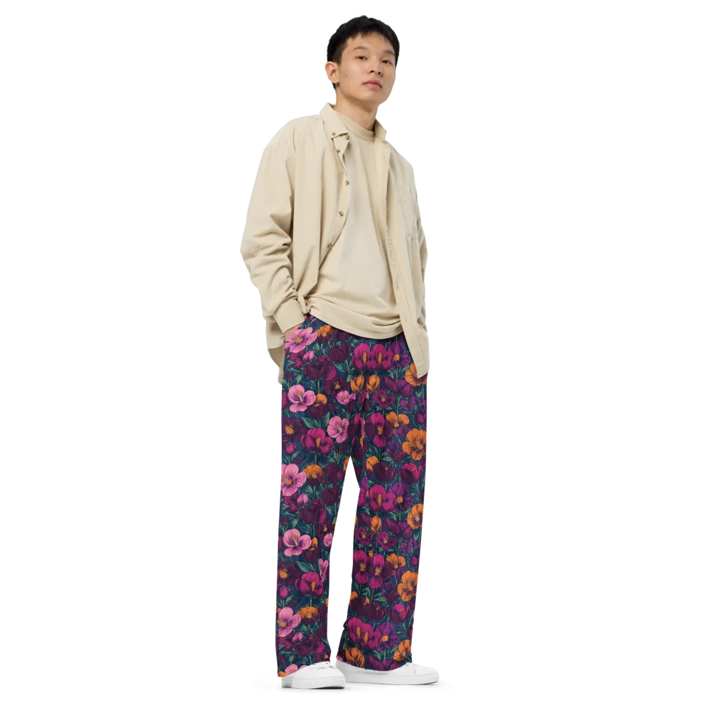 Indigo Hothouse on Wide-Leg Pants — Right Front
