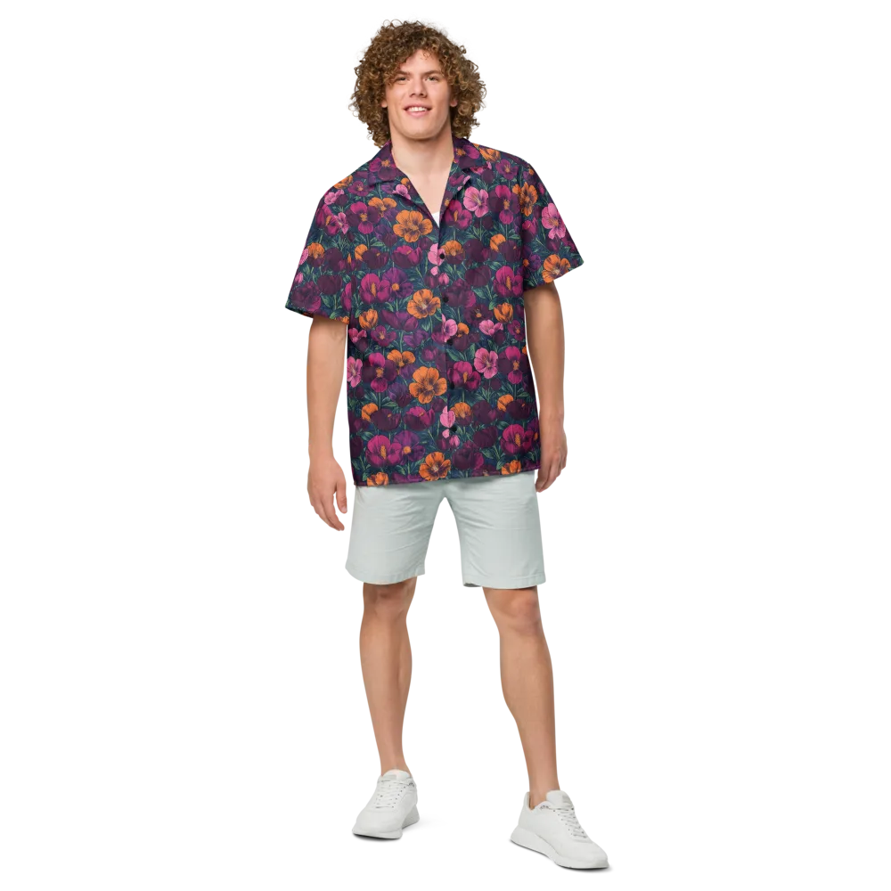 Indigo Hothouse on Button Shirt — Front