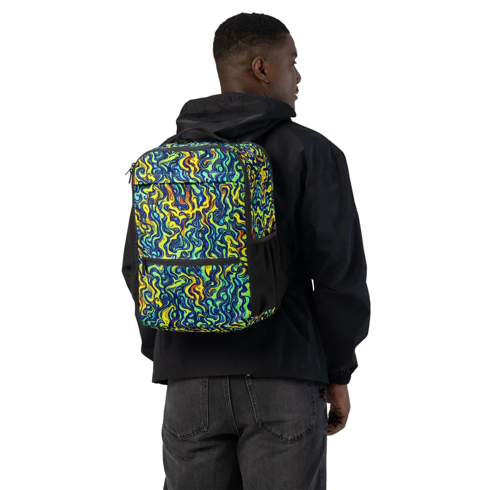 Electric Eel on Utility Backpack — Back