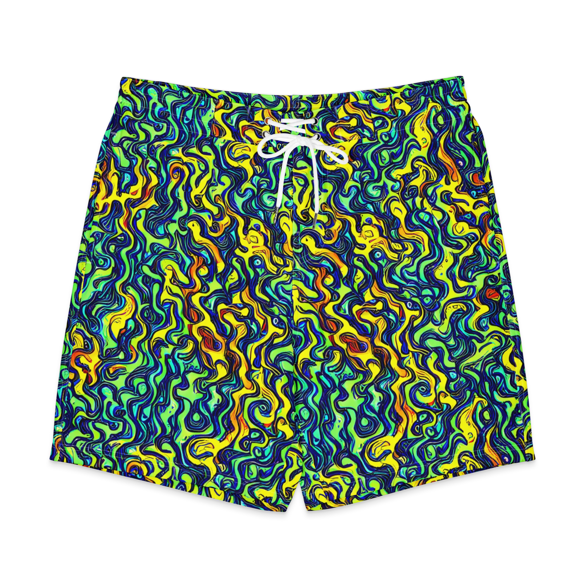 Electric Eel on Men's Board Shorts — Front