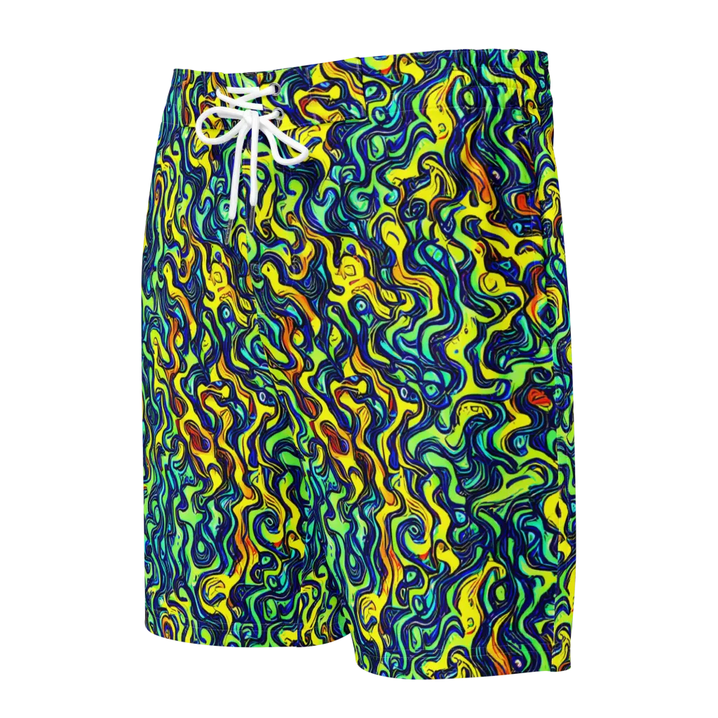 Electric Eel on Men's Board Shorts — Front