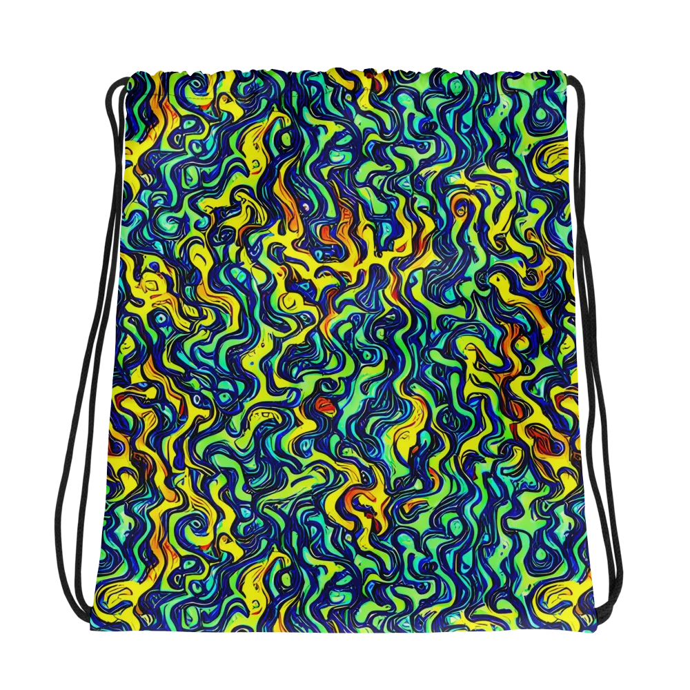 Electric Eel on Drawstring Bag — Photo