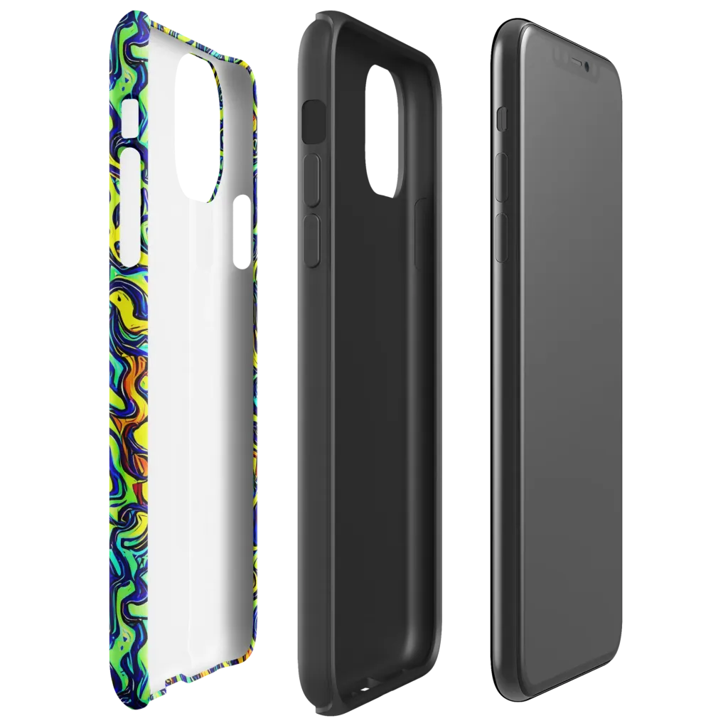 Electric Eel on Tough Case for iPhone® — Right
