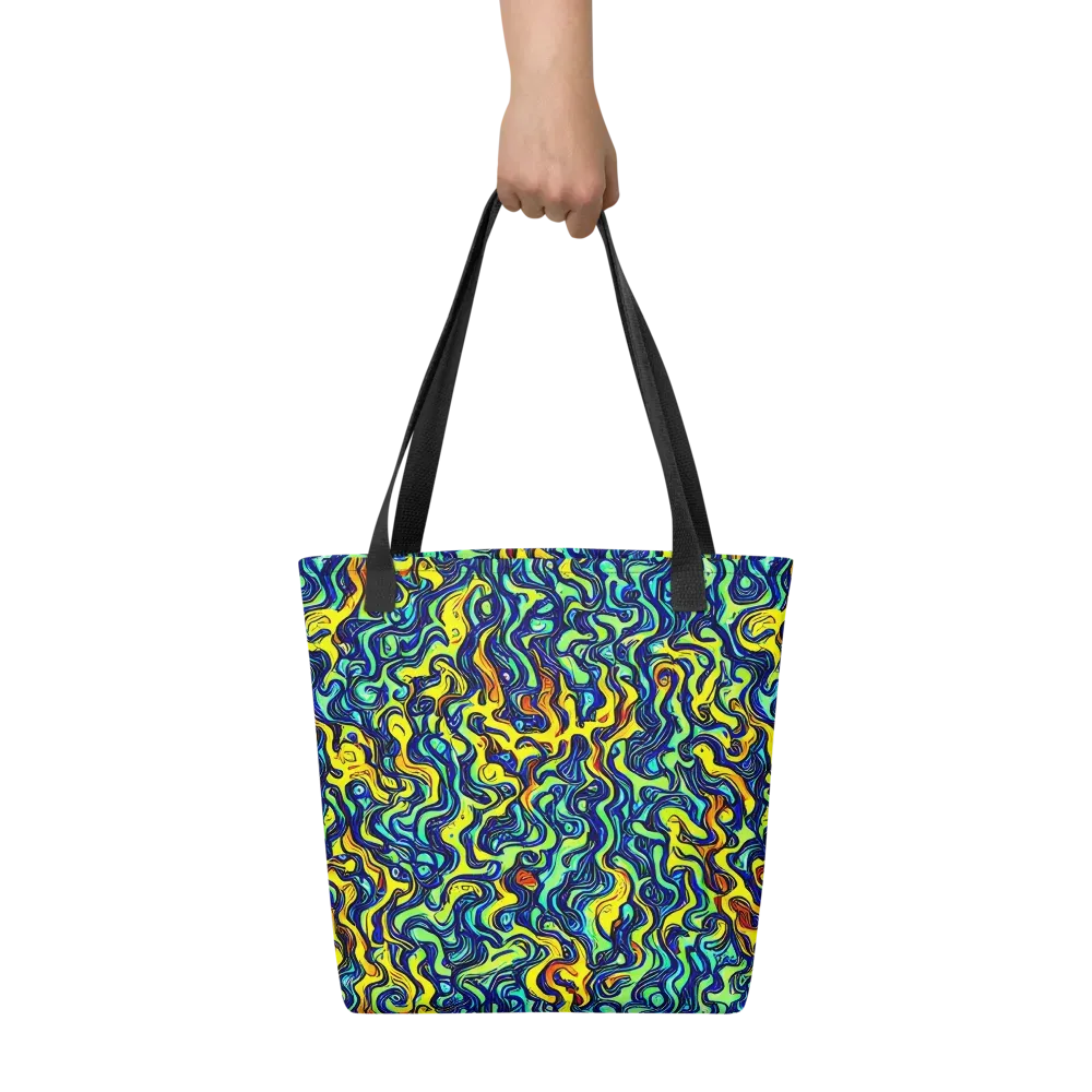 Electric Eel on Tote Bag — Front