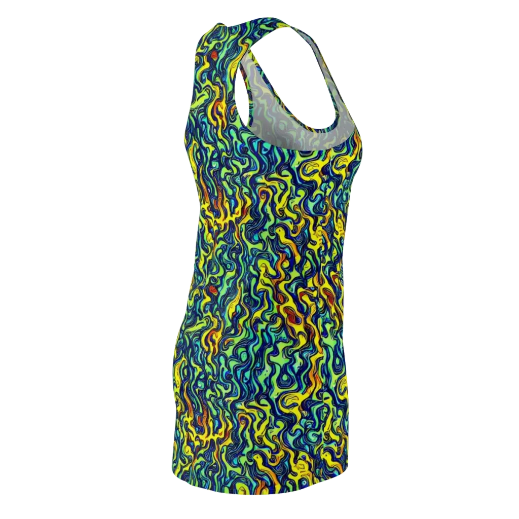 Electric Eel on Racerback Dress — Back Side