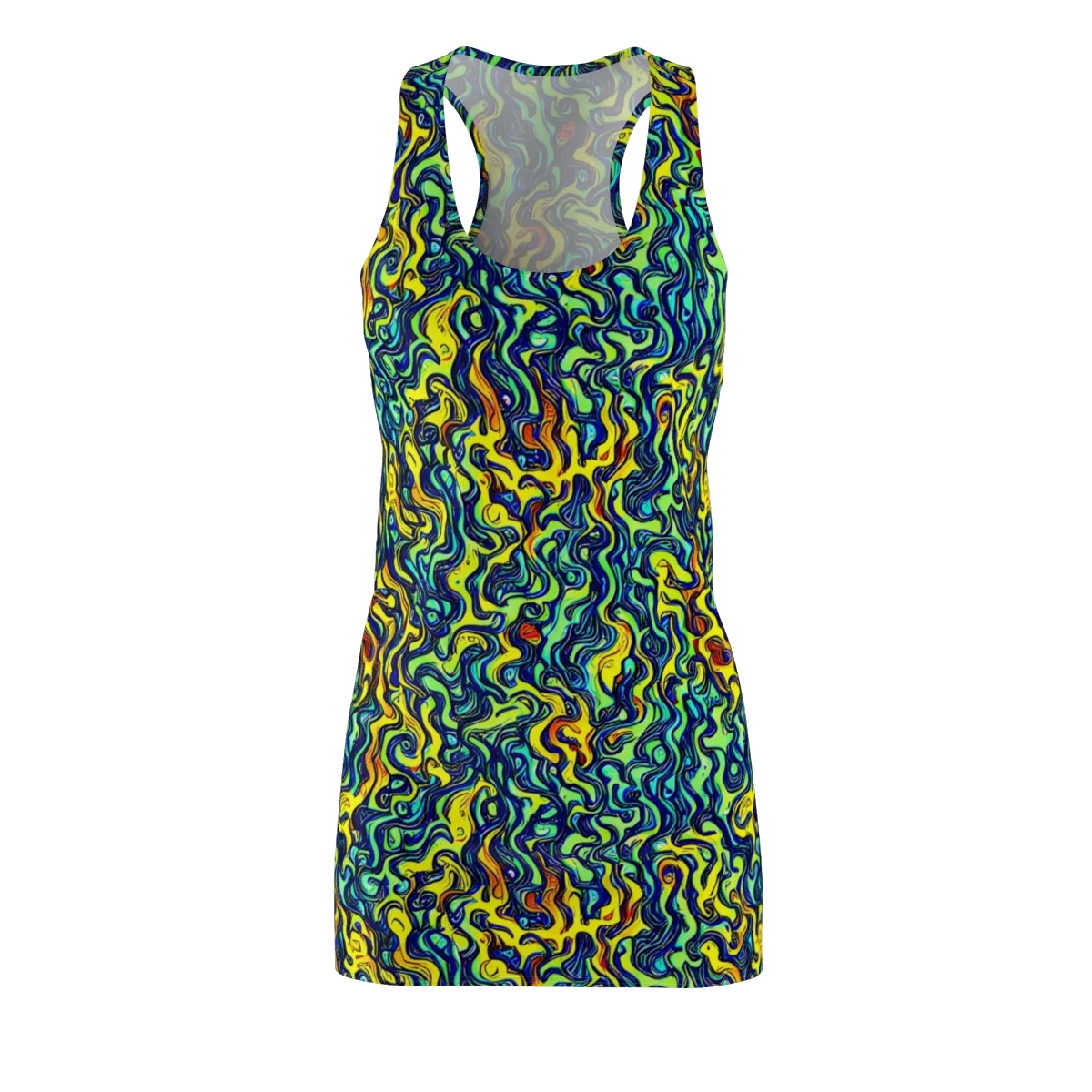 Electric Eel on Racerback Dress — Front