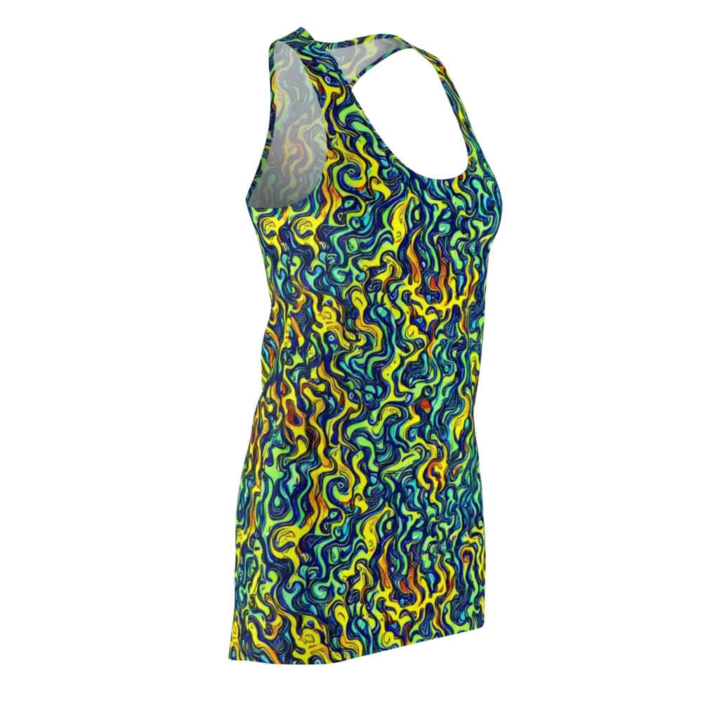 Electric Eel on Racerback Dress — Front Side