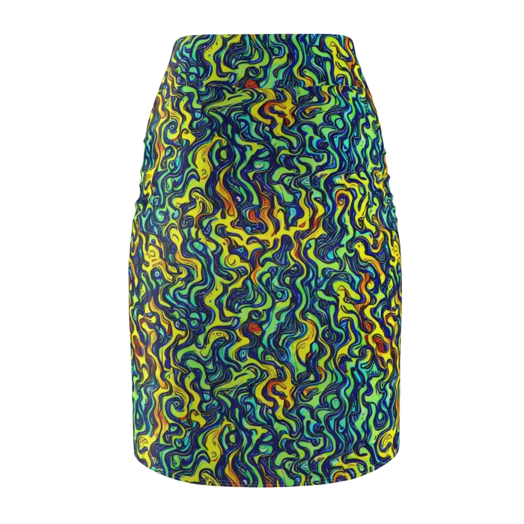 Electric Eel on Pencil Skirt — Back