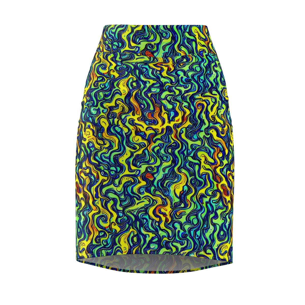 Electric Eel on Pencil Skirt — Front