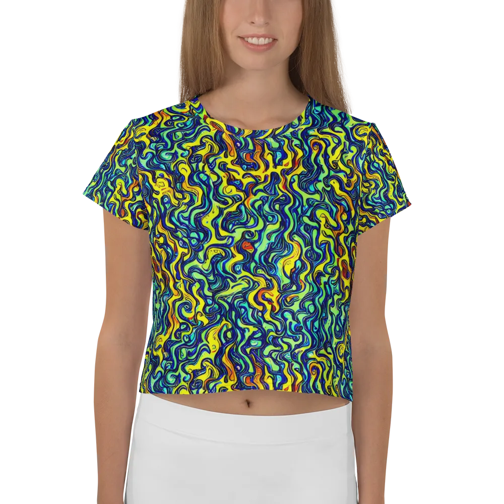Electric Eel on Crop Tee — Front