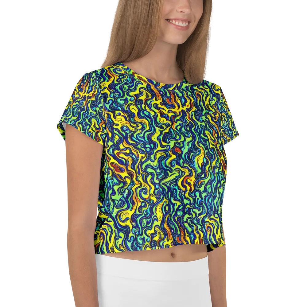Electric Eel on Crop Tee — Right