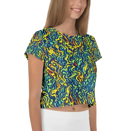 Electric Eel on a Crop Tee