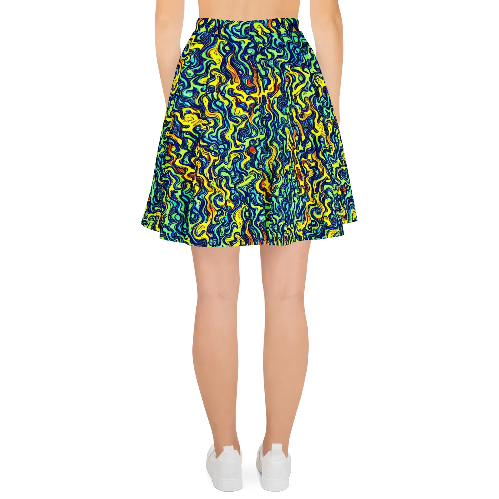 Electric Eel on Skater Skirt — Back