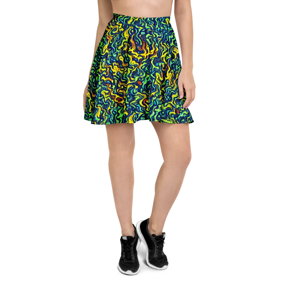 Electric Eel on Skater Skirt — Front
