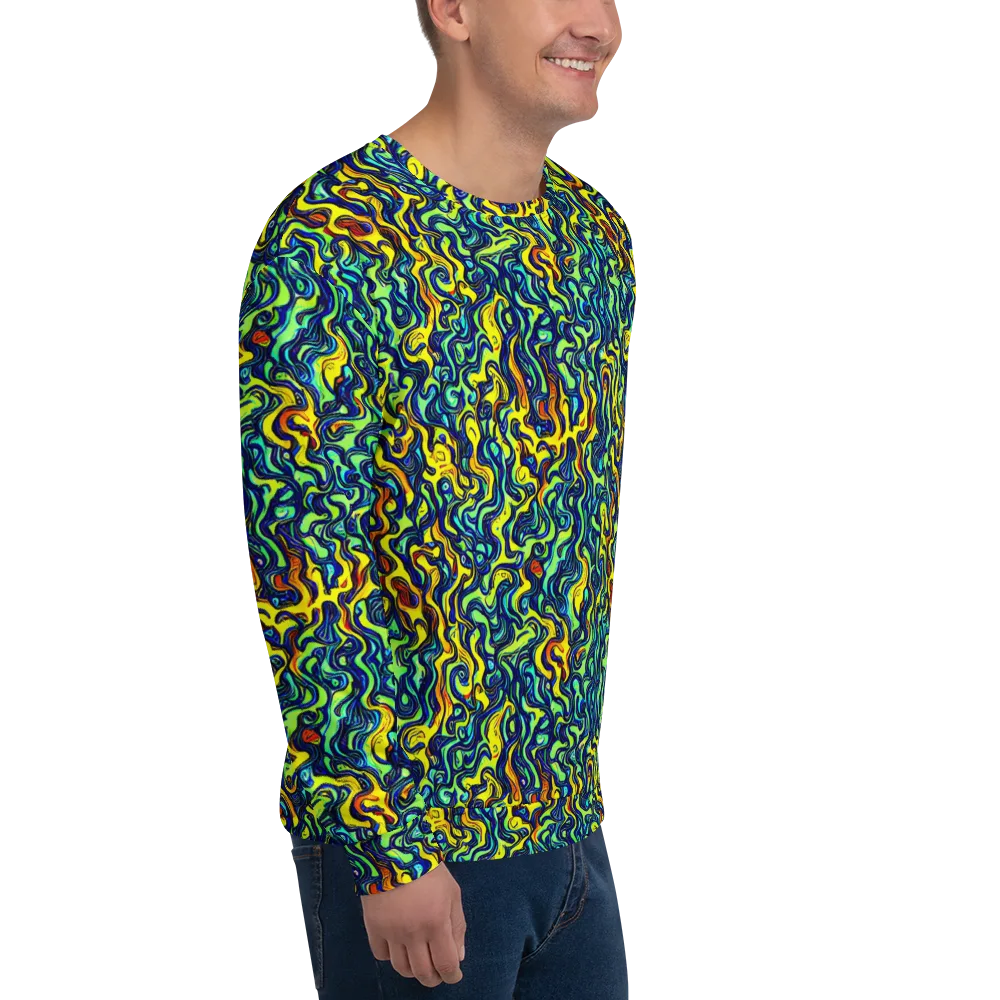 Electric Eel on Sweatshirt — Right Front