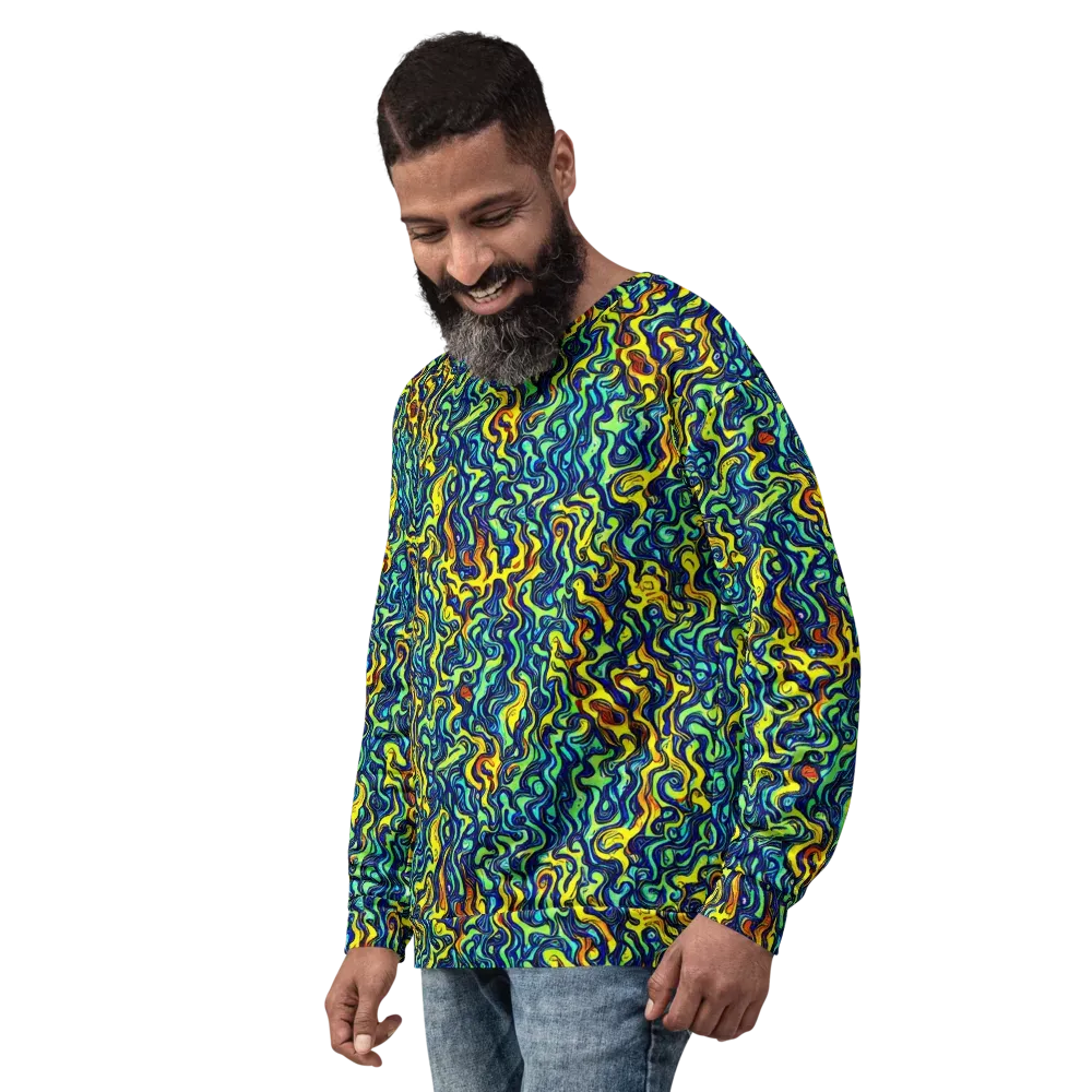 Electric Eel on Sweatshirt — Left Front