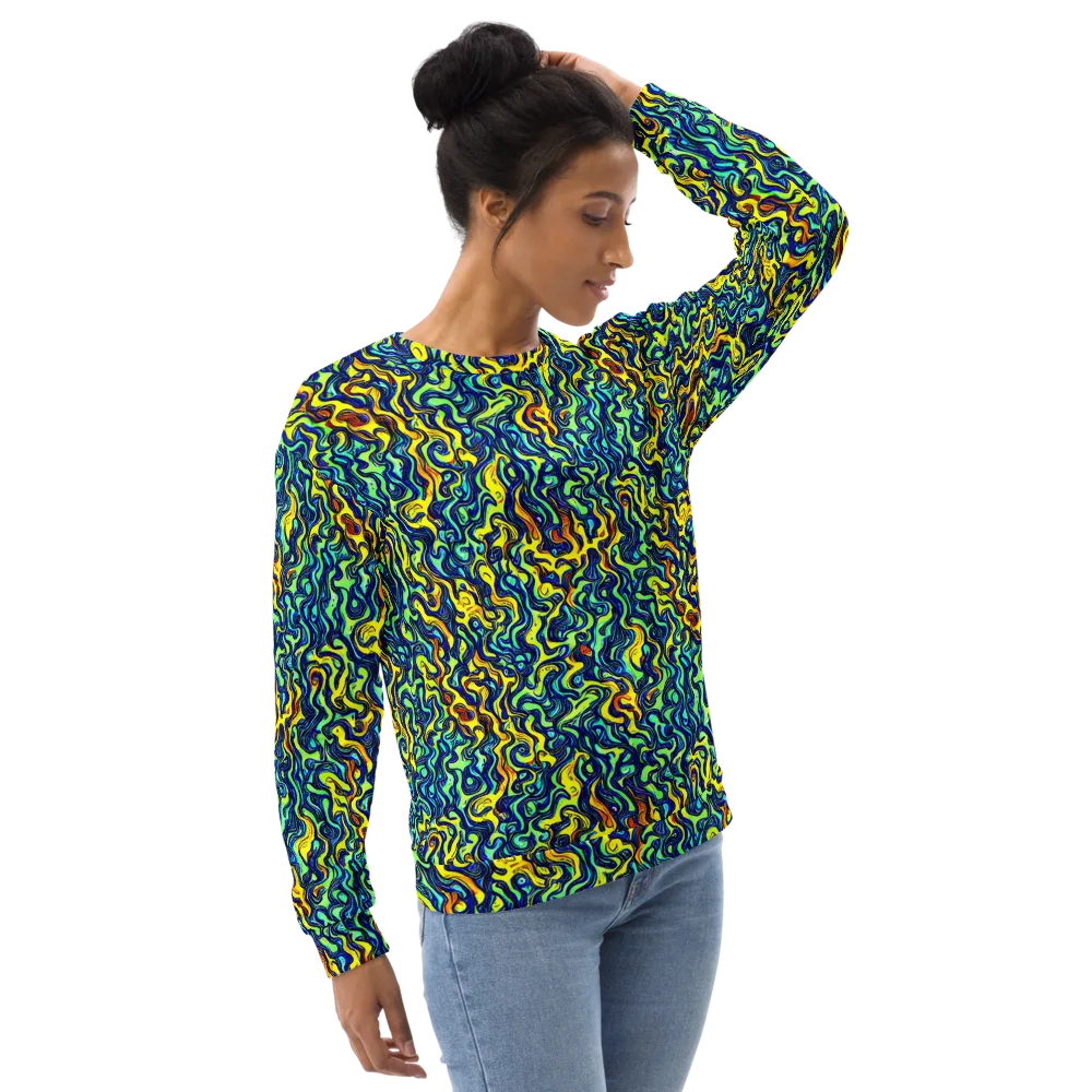 Electric Eel on Sweatshirt — Right Front