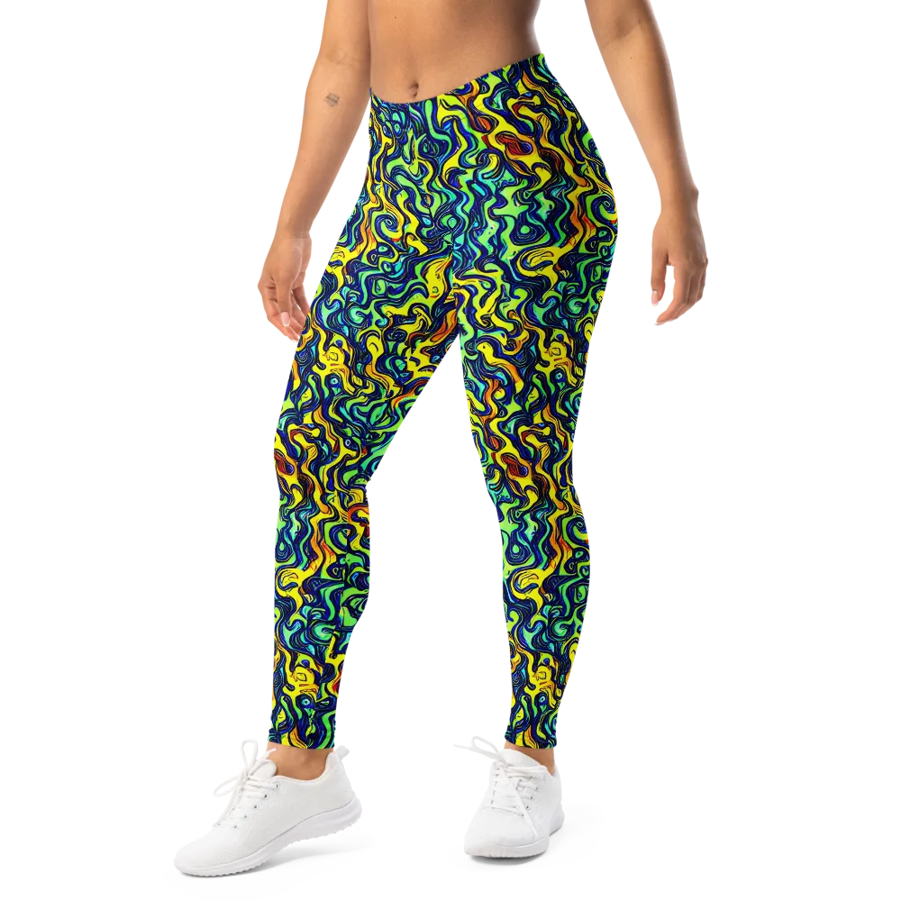 Electric Eel on Leggings — Left Front