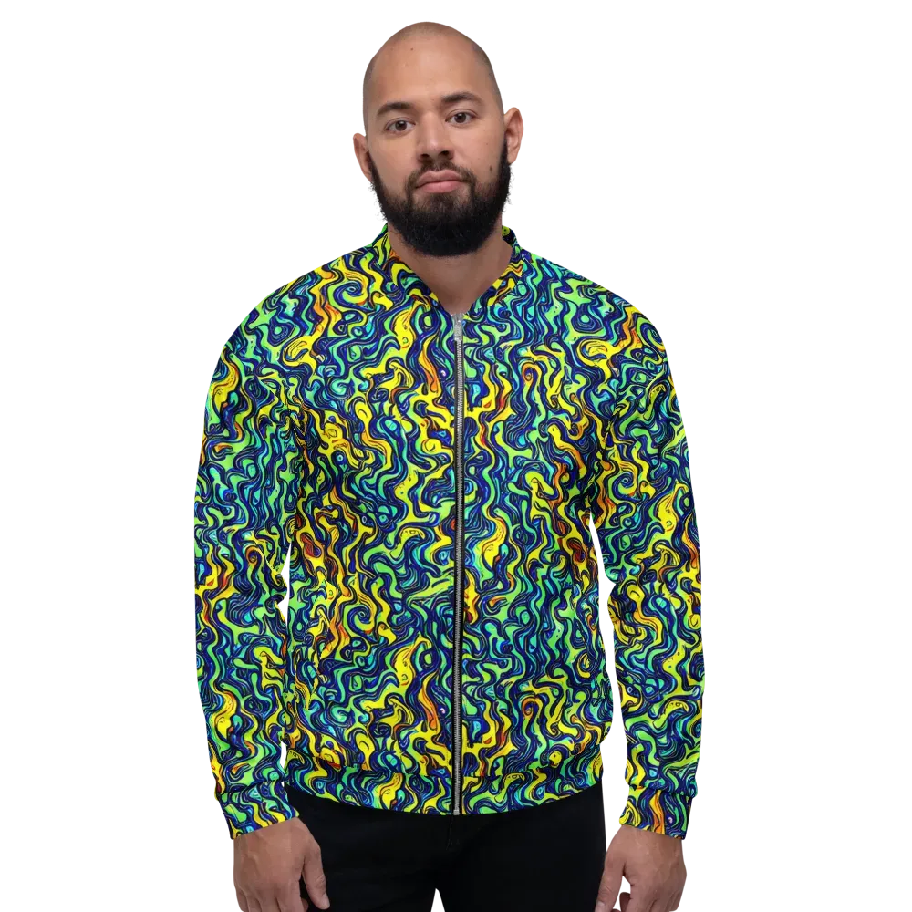 Electric Eel on Bomber Jacket — Front