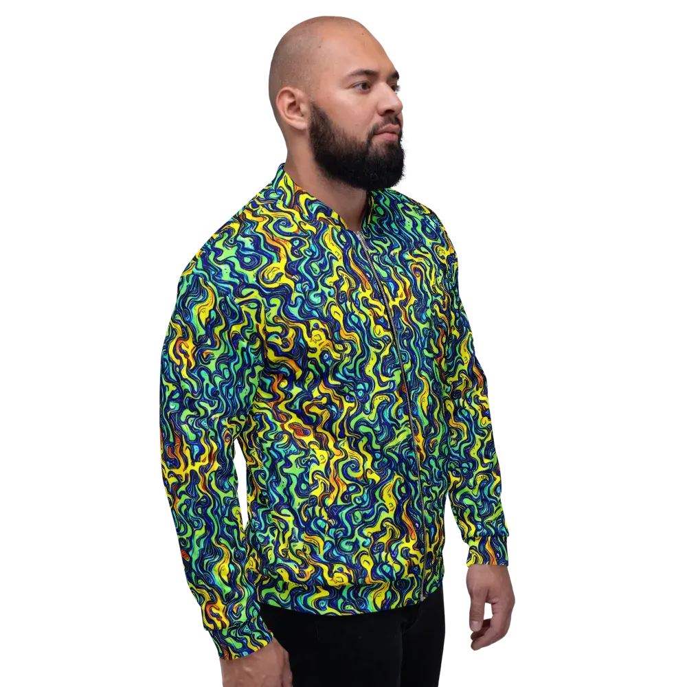 Electric Eel on Bomber Jacket — Right