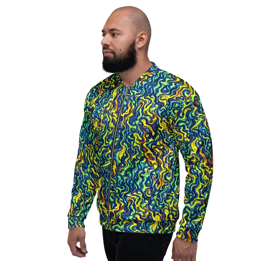 Electric Eel on Bomber Jacket — Left