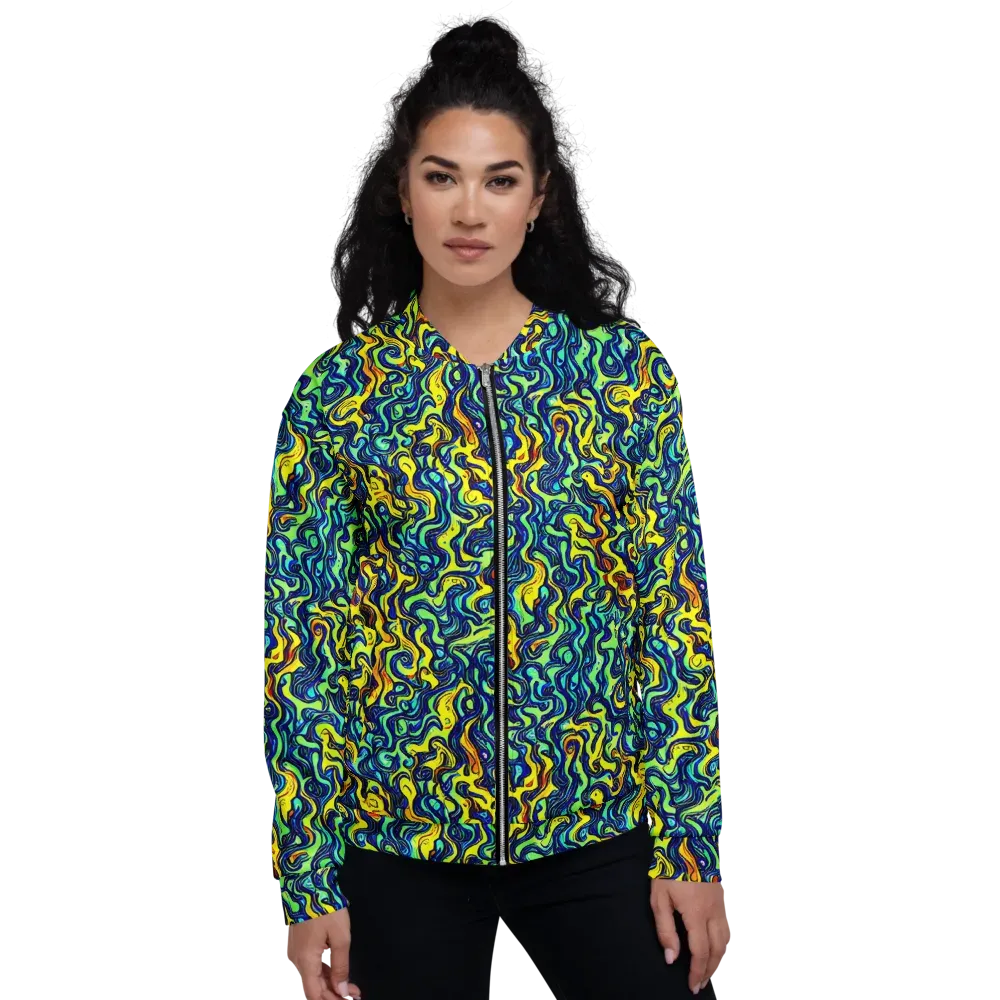 Electric Eel on Bomber Jacket — Front