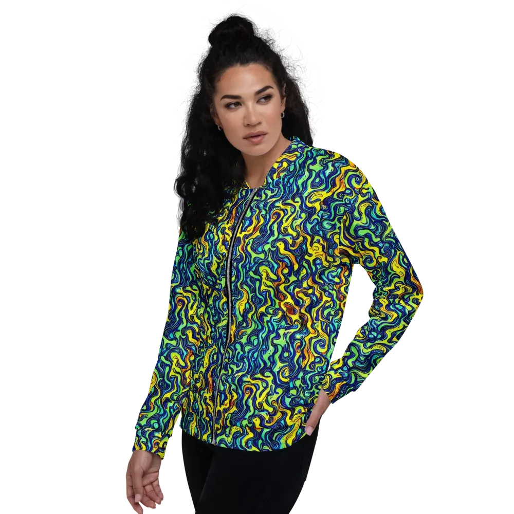 Electric Eel on Bomber Jacket — Left