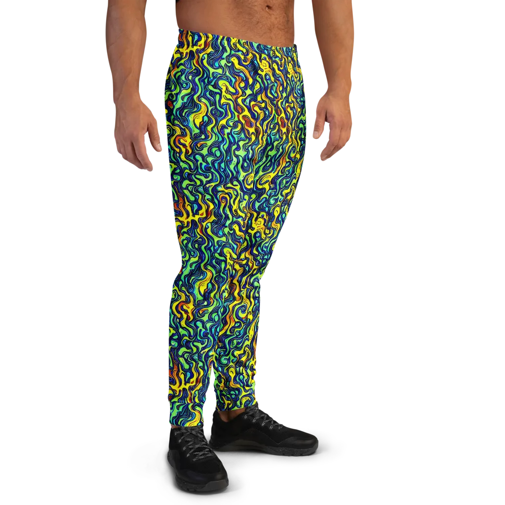 Electric Eel on Men's Joggers — Right
