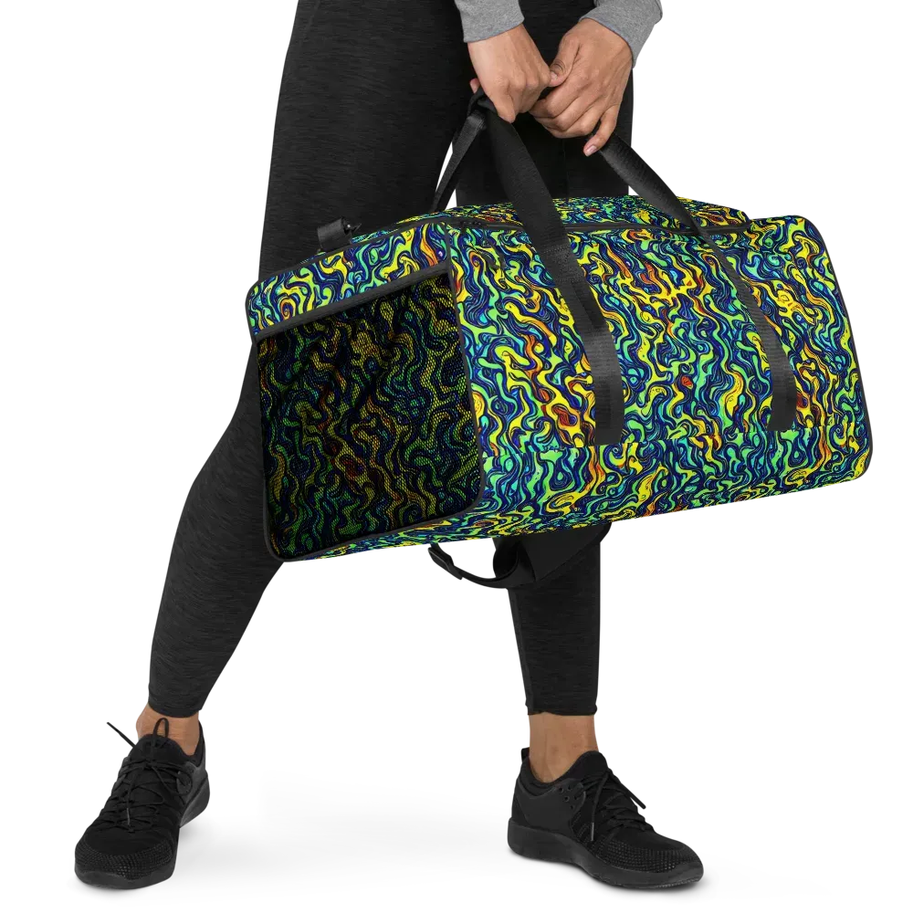Electric Eel on Duffle Bag — Right Front